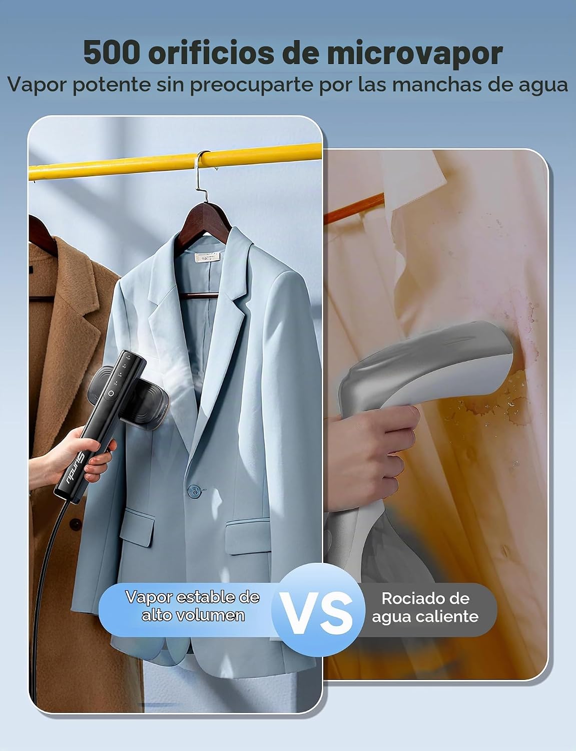 Vaporizador de ropa Eliminación rápida de arrugas | Vaporizador de...