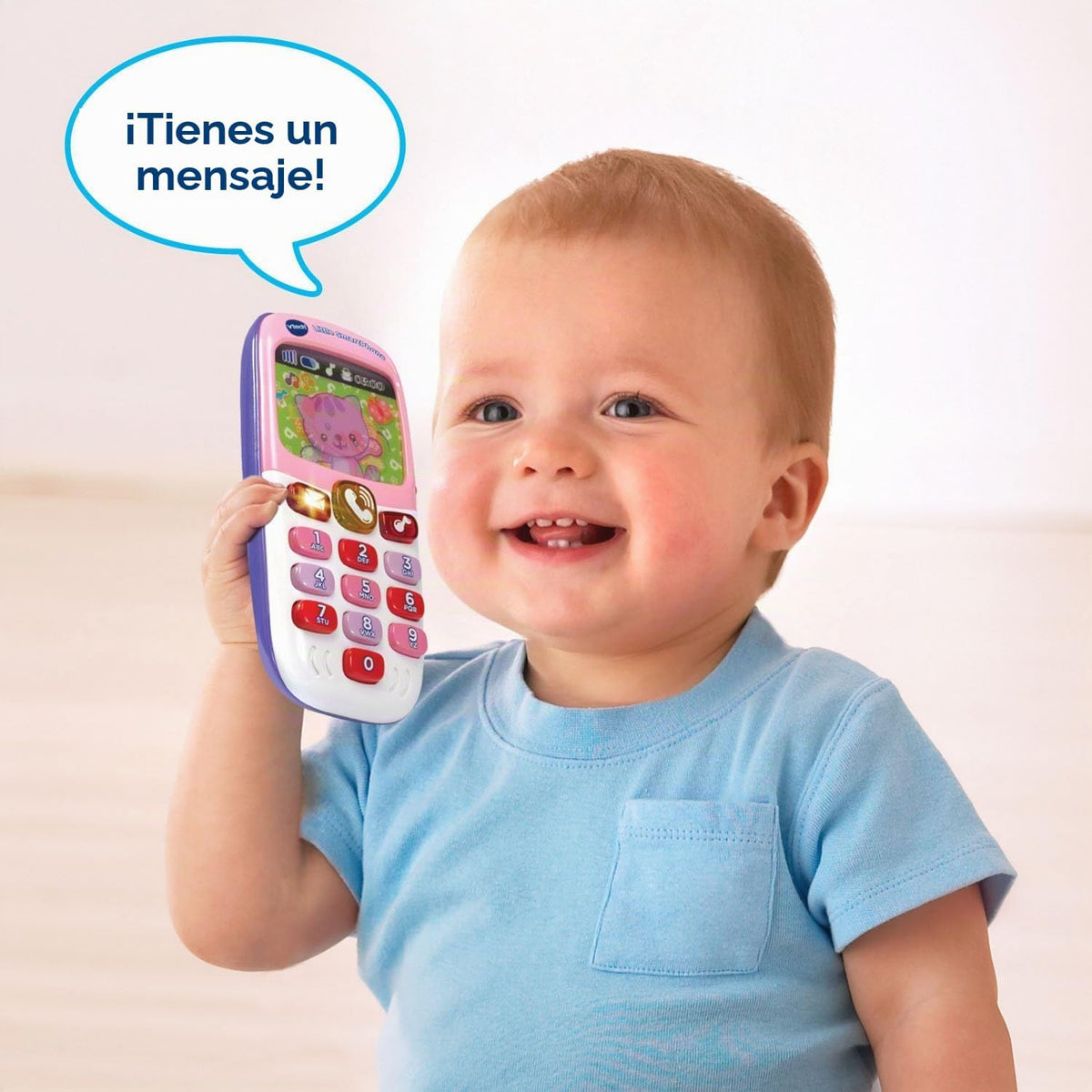 Teléfono inteligente VTech, pequeño bebé, color rosa, exclusivo en...