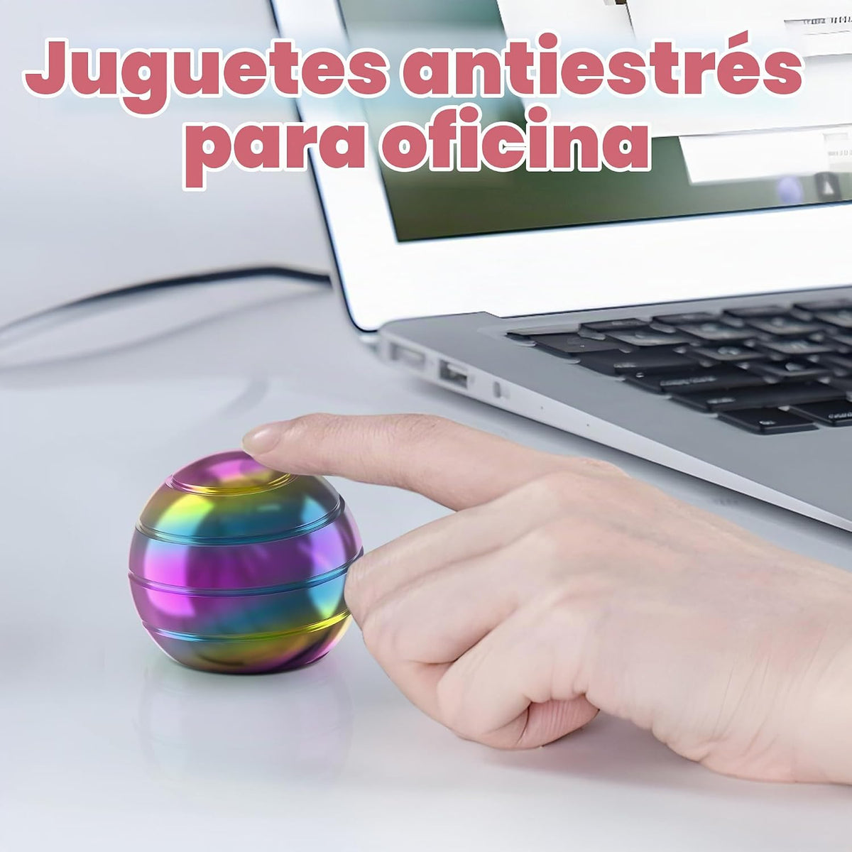 Kryfa Juguetes de escritorio cinéticos, juguete de escritorio antie...