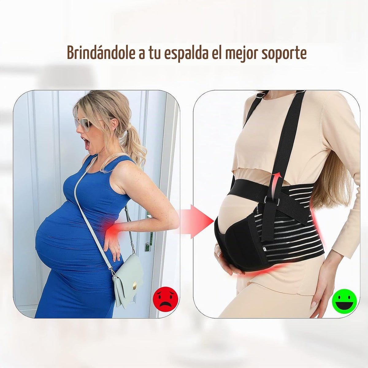 Evolway Bandas para el Vientre para Mujeres Embarazadas - Cinturón...