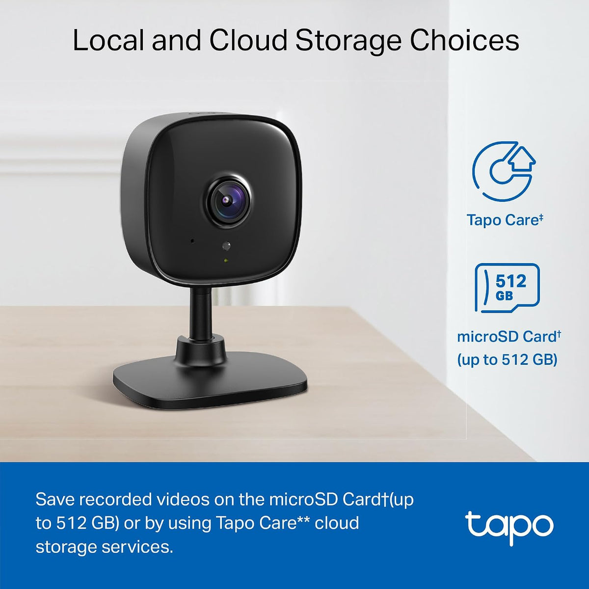 Tapo - Cámara de seguridad interior de 1080P para monitor de bebé,...