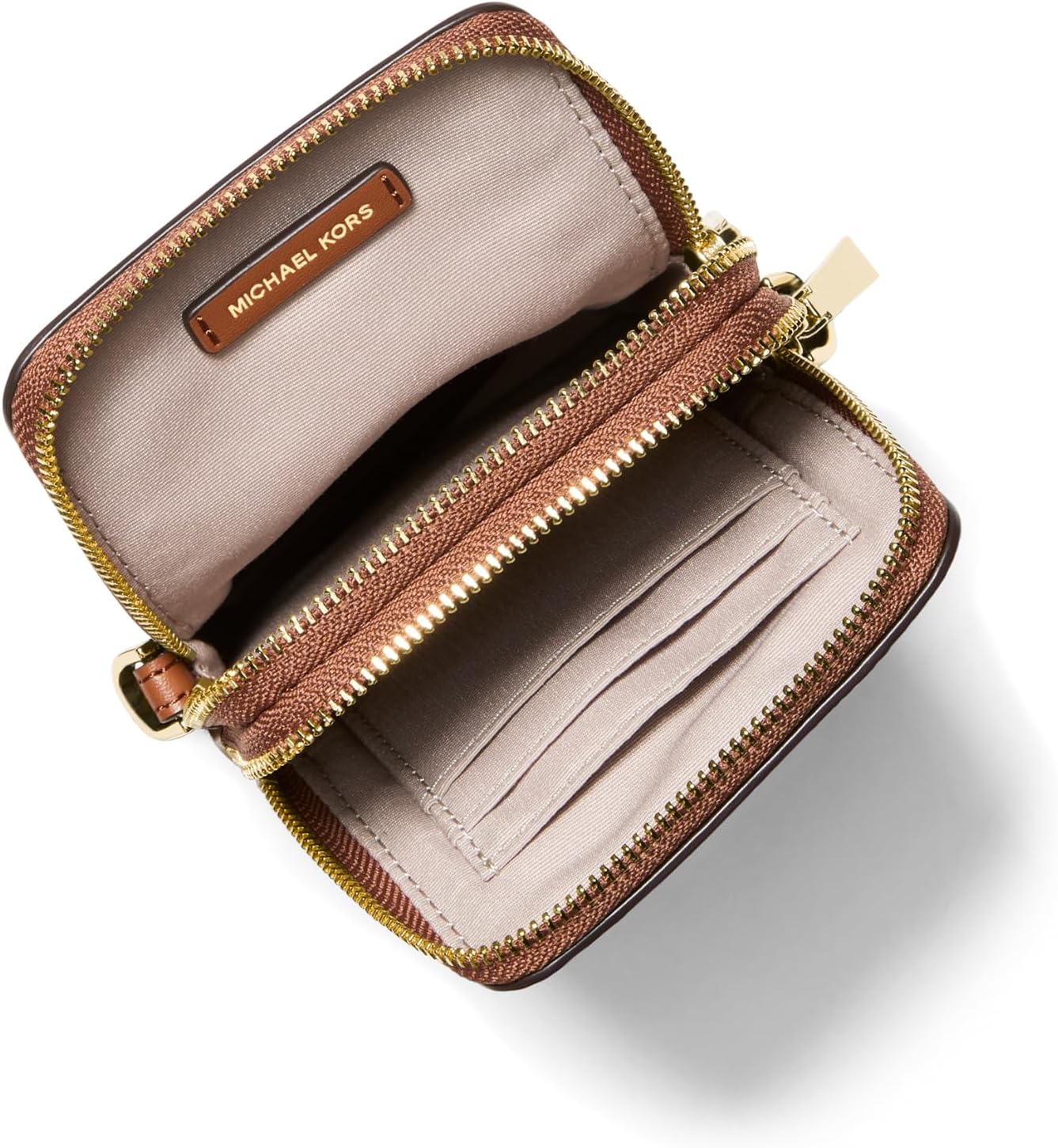 MICHAEL Michael Kors Jet Set - Bolso cruzado pequeño con doble crem...