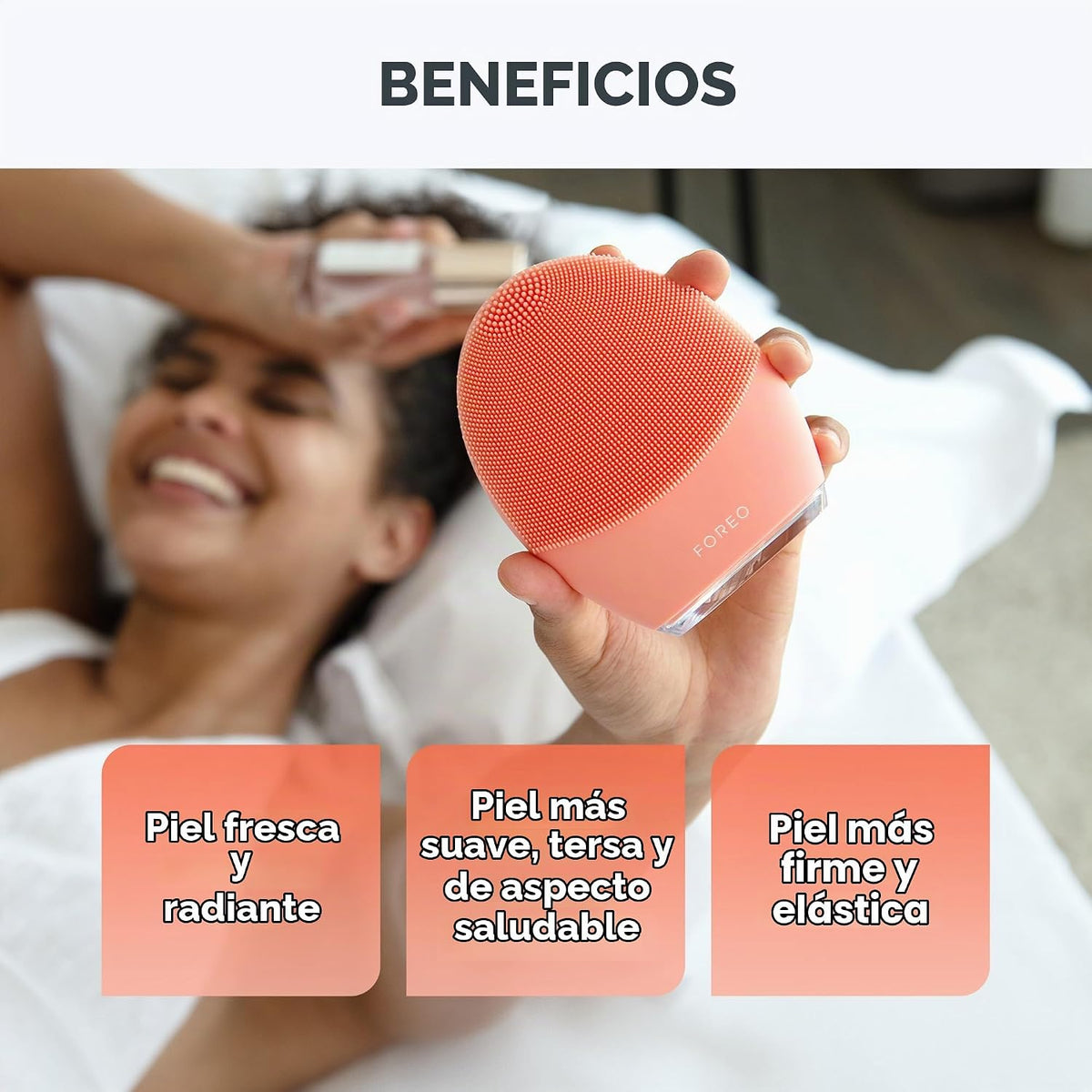 FOREO Luna 4 Piel Equilibrada + Limpiador de Microespuma 2.0 + Báls...
