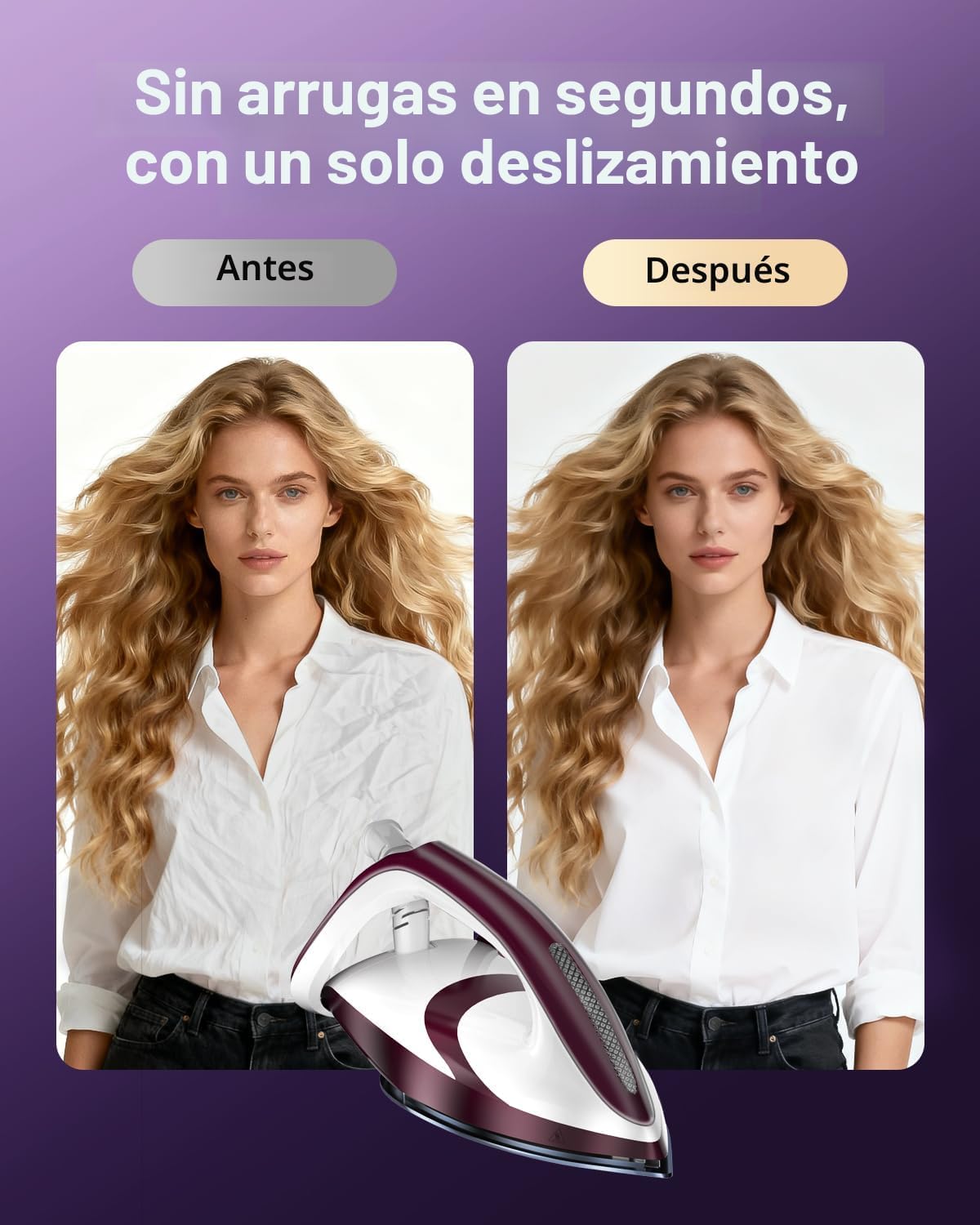 Martisan Plancha generadora de vapor para ropa, estación de vapor L...