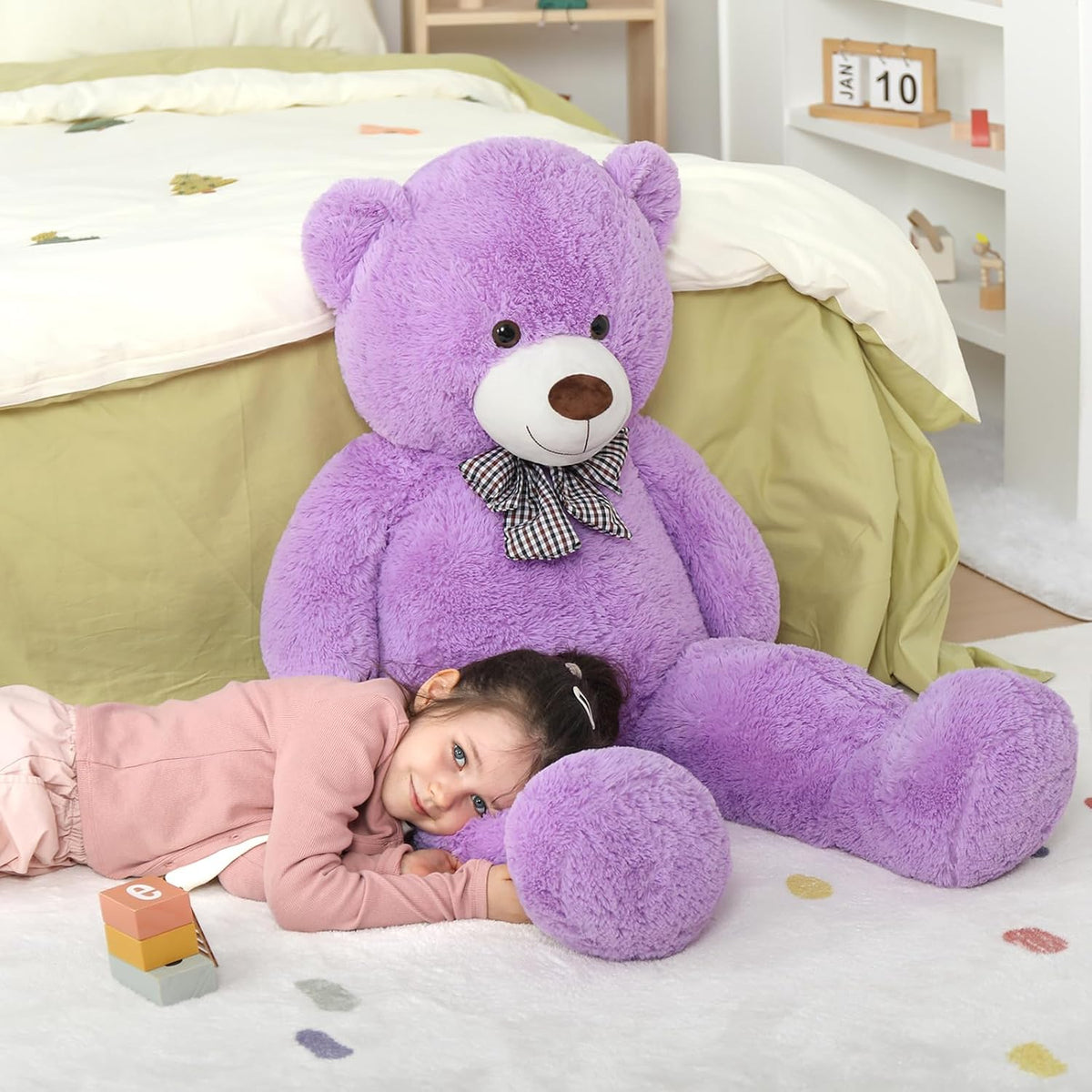 MaoGoLan Oso de Peluche Gigante de 4 Pies, Adorable y Tierno Gran O...