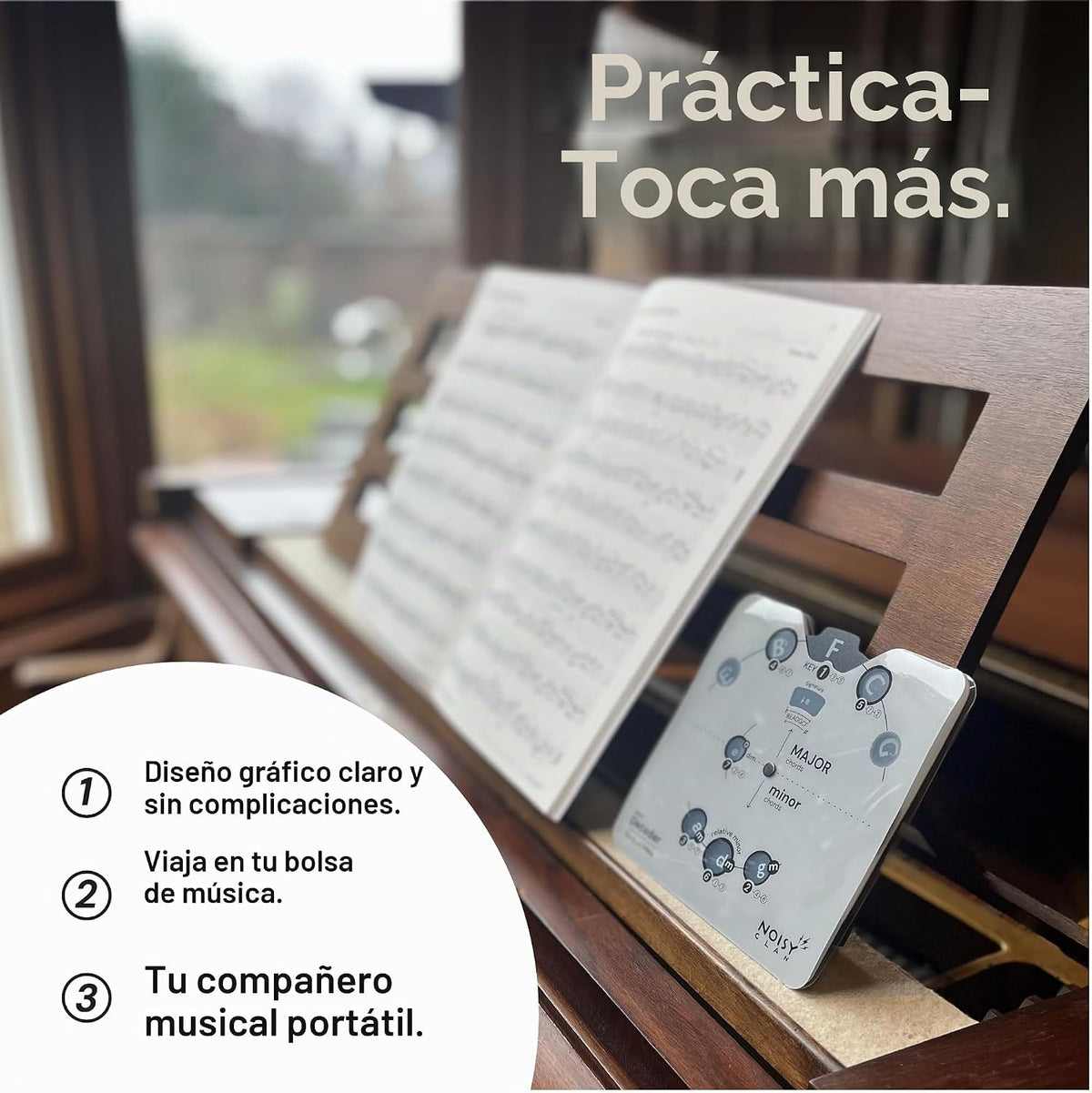 Herramienta de Rueda del Círculo de Quintas con Soporte Integrado -...