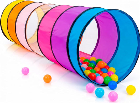 NUBUNI Tienda de campaña de túnel de juego para niños pequeños, col...