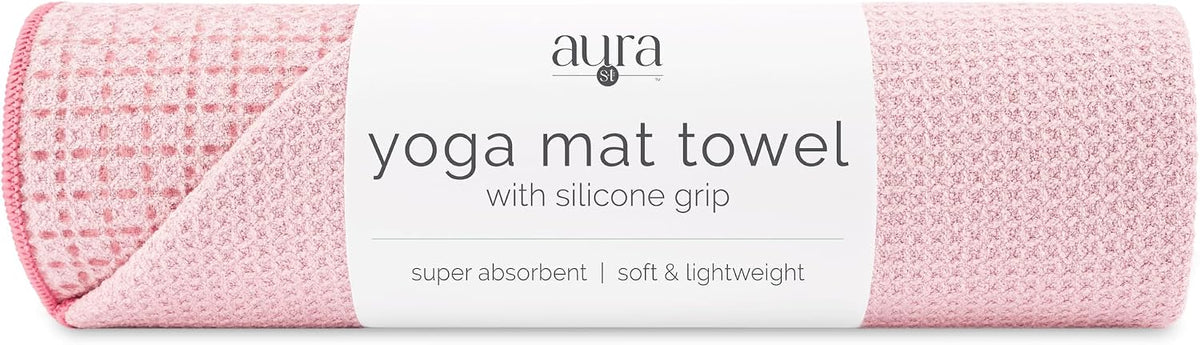 S&amp;T INC. Aura - Toalla de microfibra para esterilla de yoga con...