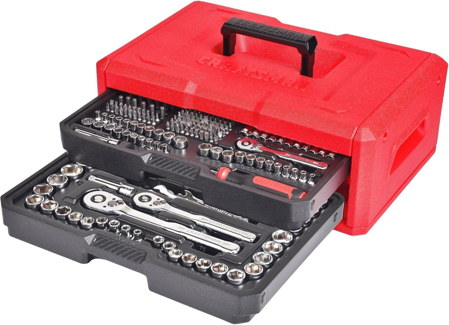 CRAFTSMAN Juego de herramientas mecánicas, 256 piezas de herramient...