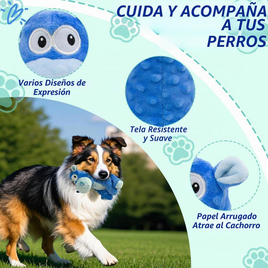 MeetYooo Juguetes de peluche chirriantes para perros, juguete masti...