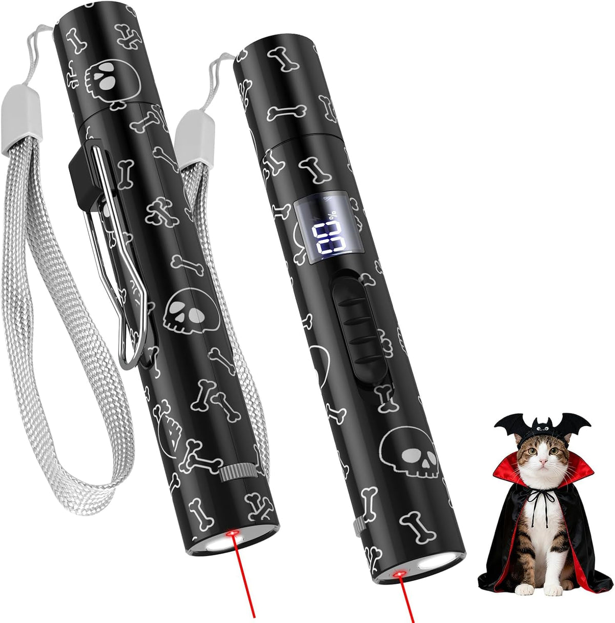 Juguetes interactivos para gatos Waputne con 7 modos ajustables, pa...