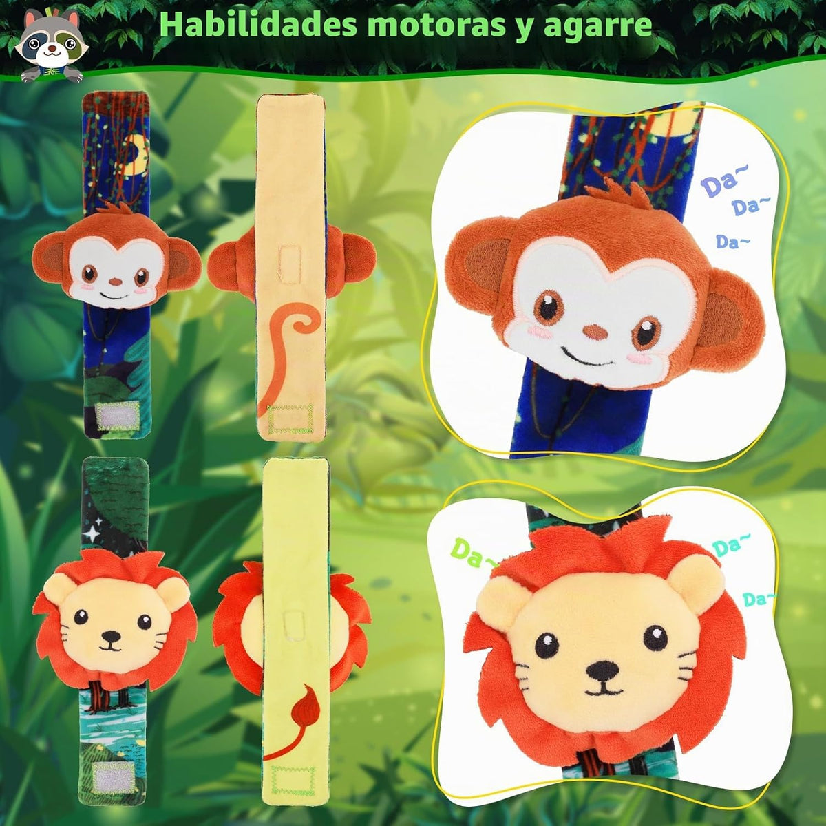 Zendstanding - Juego de calcetines de muñeca para bebé de 0 a 6 mes...