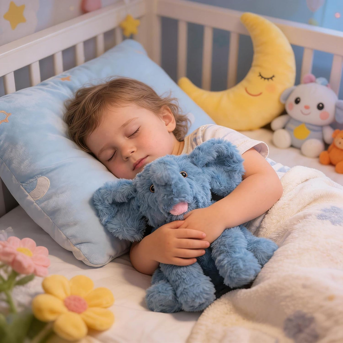 Hopearl Adorable juguete de elefante de ternero de peluche, diseño...