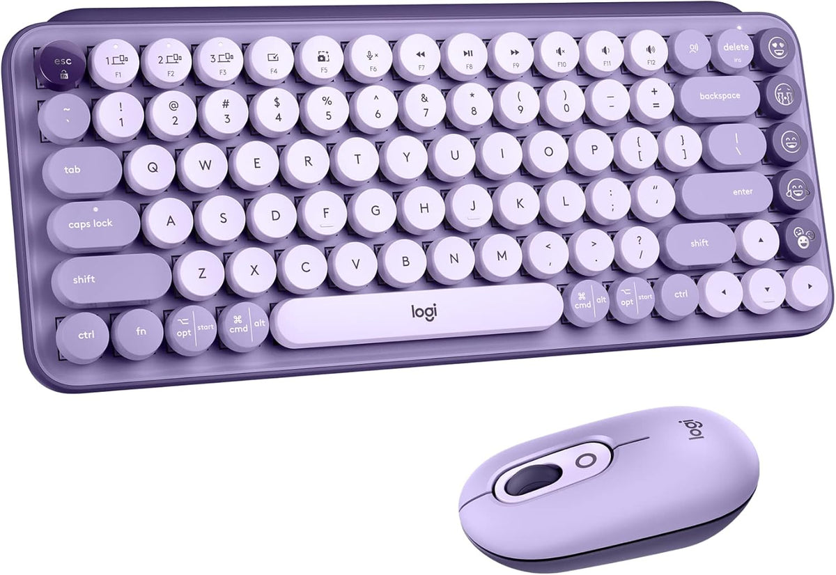 Logitech POP Keys + POP Mouse Conjunto de teclado inalámbrico y mou...