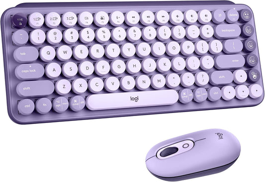 Logitech POP Keys + POP Mouse Conjunto de teclado inalámbrico y mou...