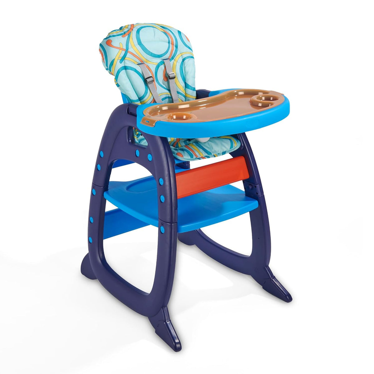 Badger Basket Envee II - Silla alta convertible para bebé con asien...
