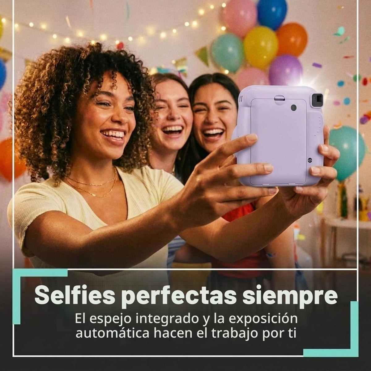 Cámara instantánea Fujifilm Instax Mini 13 Dreamy Purple con pelícu...