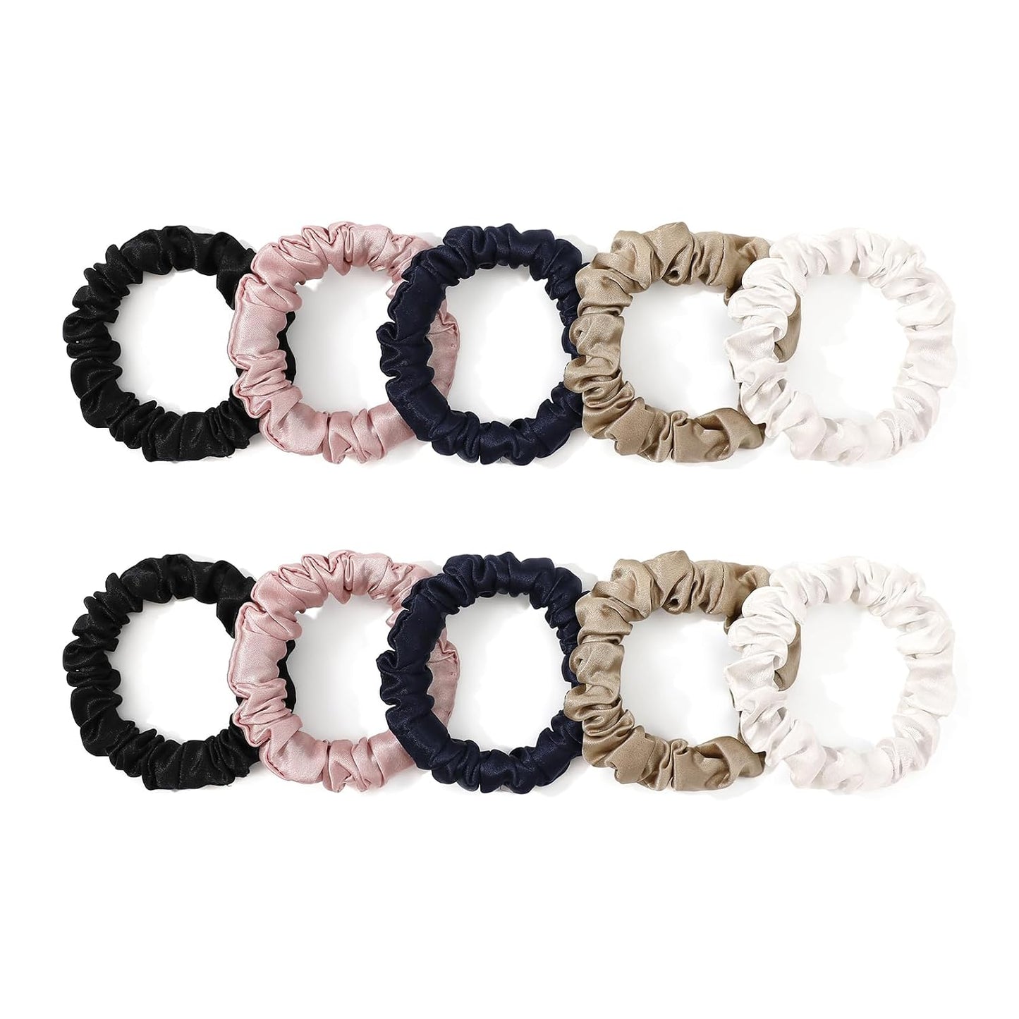LILYSILK Coleteros de seda pura para mujeres, corbatines coloridos...