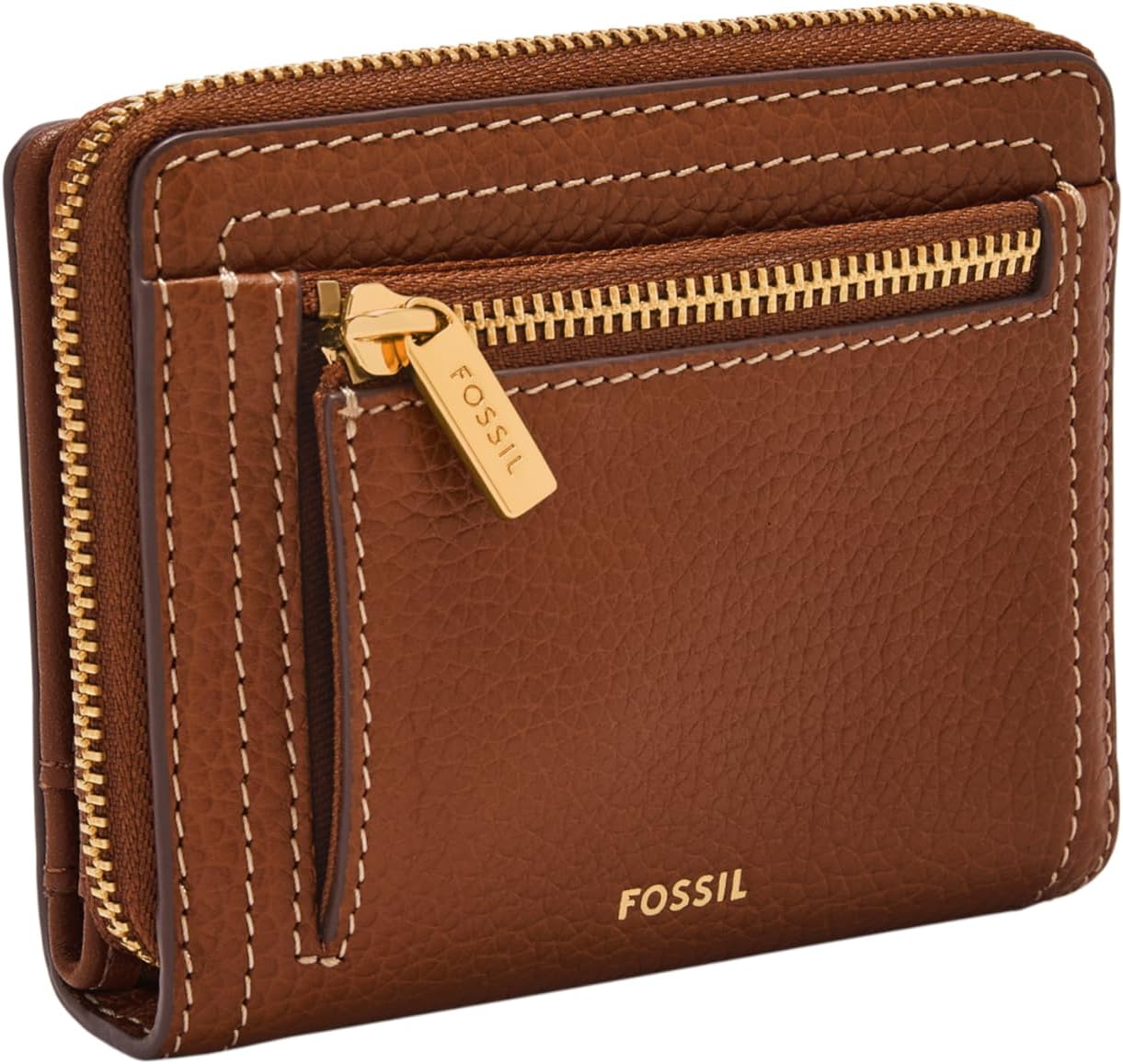 Fossil Cartera plegable multifunción Logan de piel con bloqueo RFID...