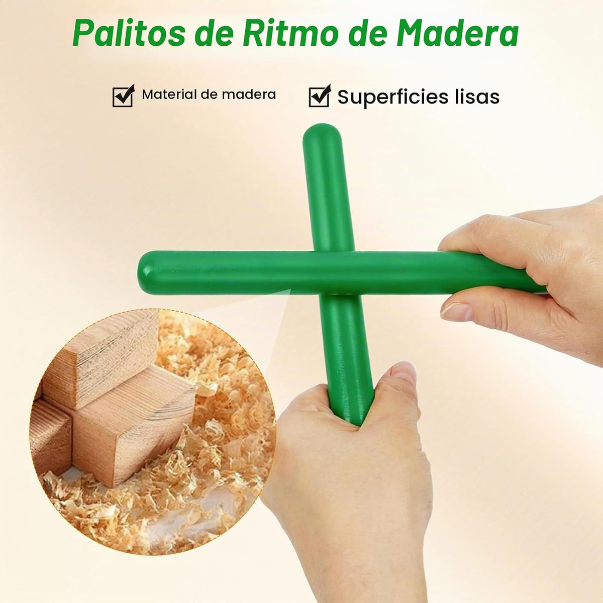 10 panderetas verdes para adultos y niños, pandereta de media luna,...