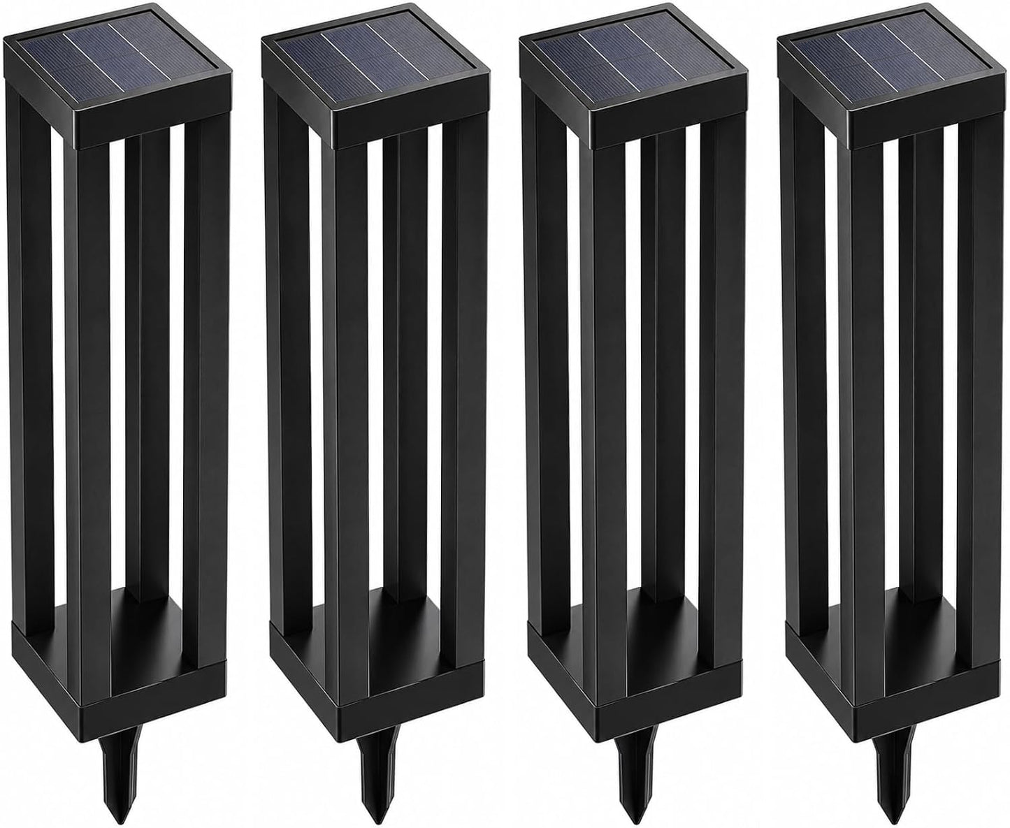 Lámpara de piso solar para exteriores, luces solares de calle de ac...