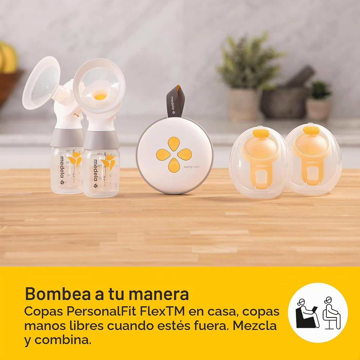 Medela Pump Your Way Deluxe Bundle que incluye Extractor de Leche E...