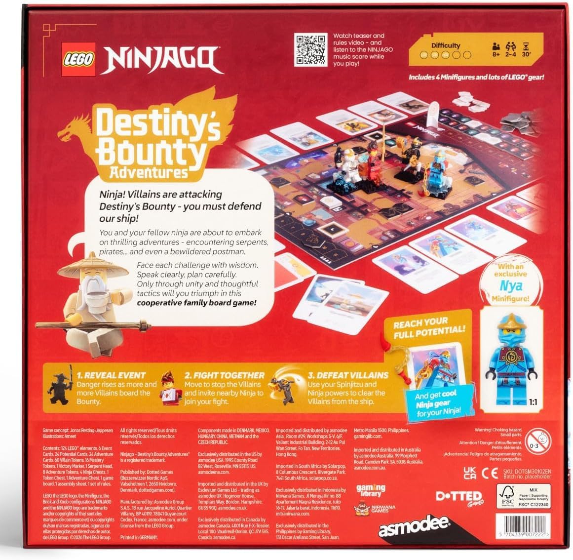 Bezzerwizzer LEGO Ninjago - Juego de mesa Destiny's Bounty Adve...