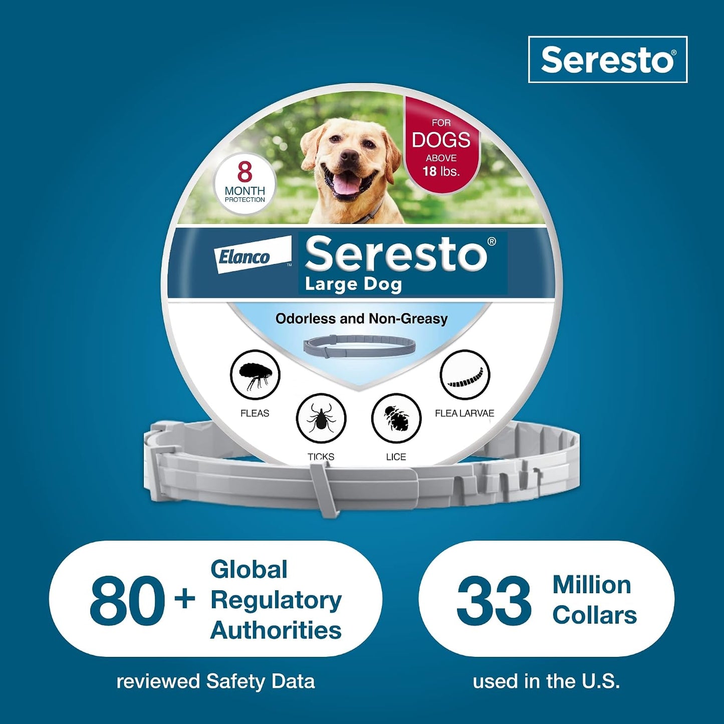 Seresto Collar de Tratamiento y Prevención de Pulgas y Garrapatas R...