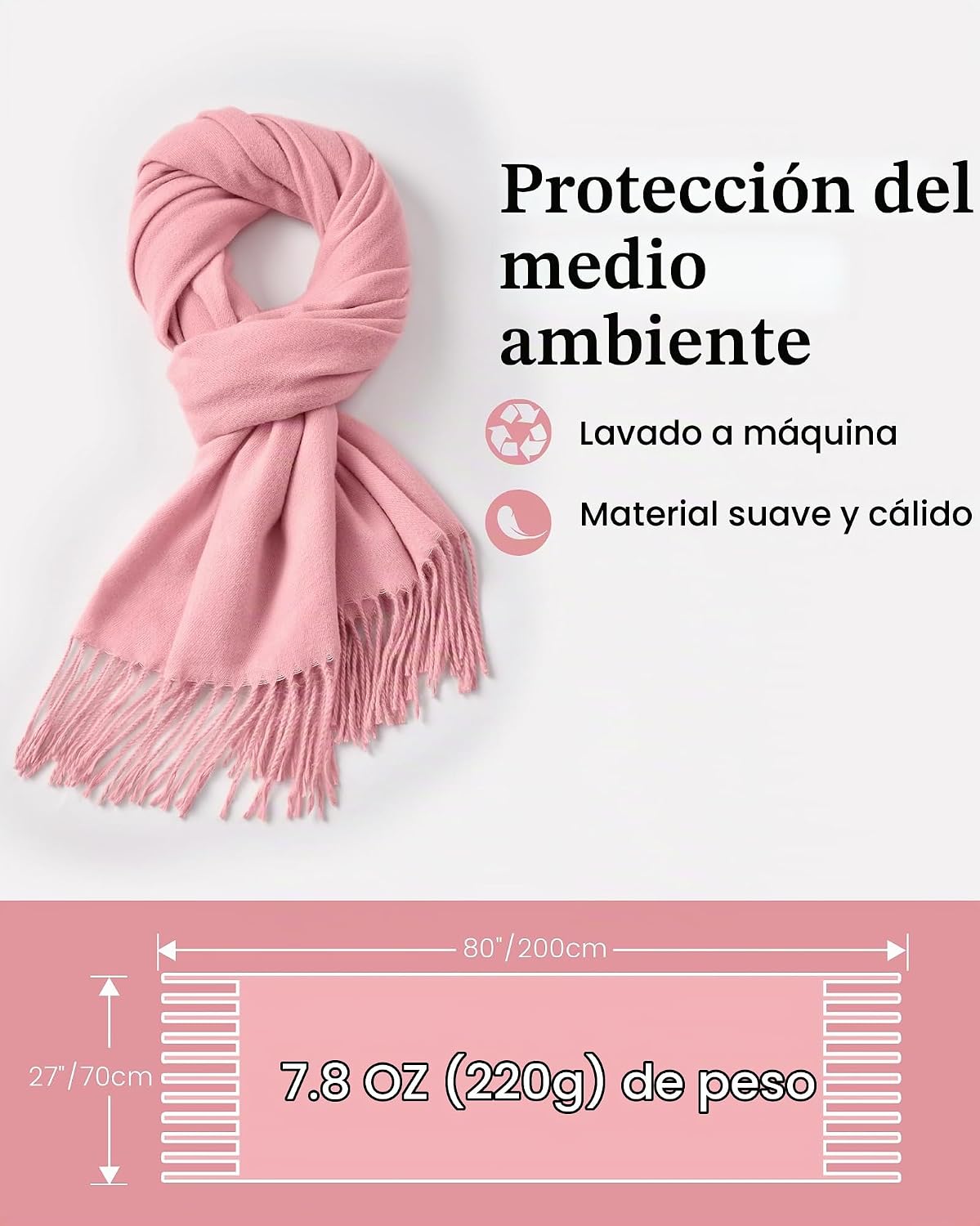 Ymomode Bufandas para mujer, chales de pashmina y envolturas para v...