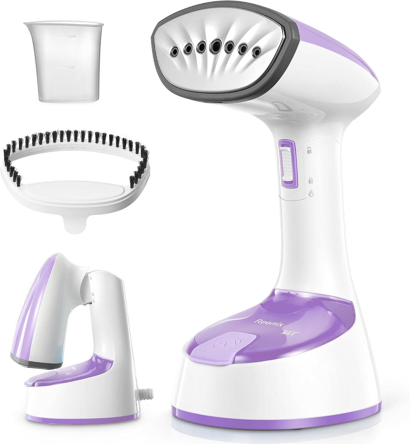Vaporizador para ropa, diseño plegable de mano, removedor de arruga...