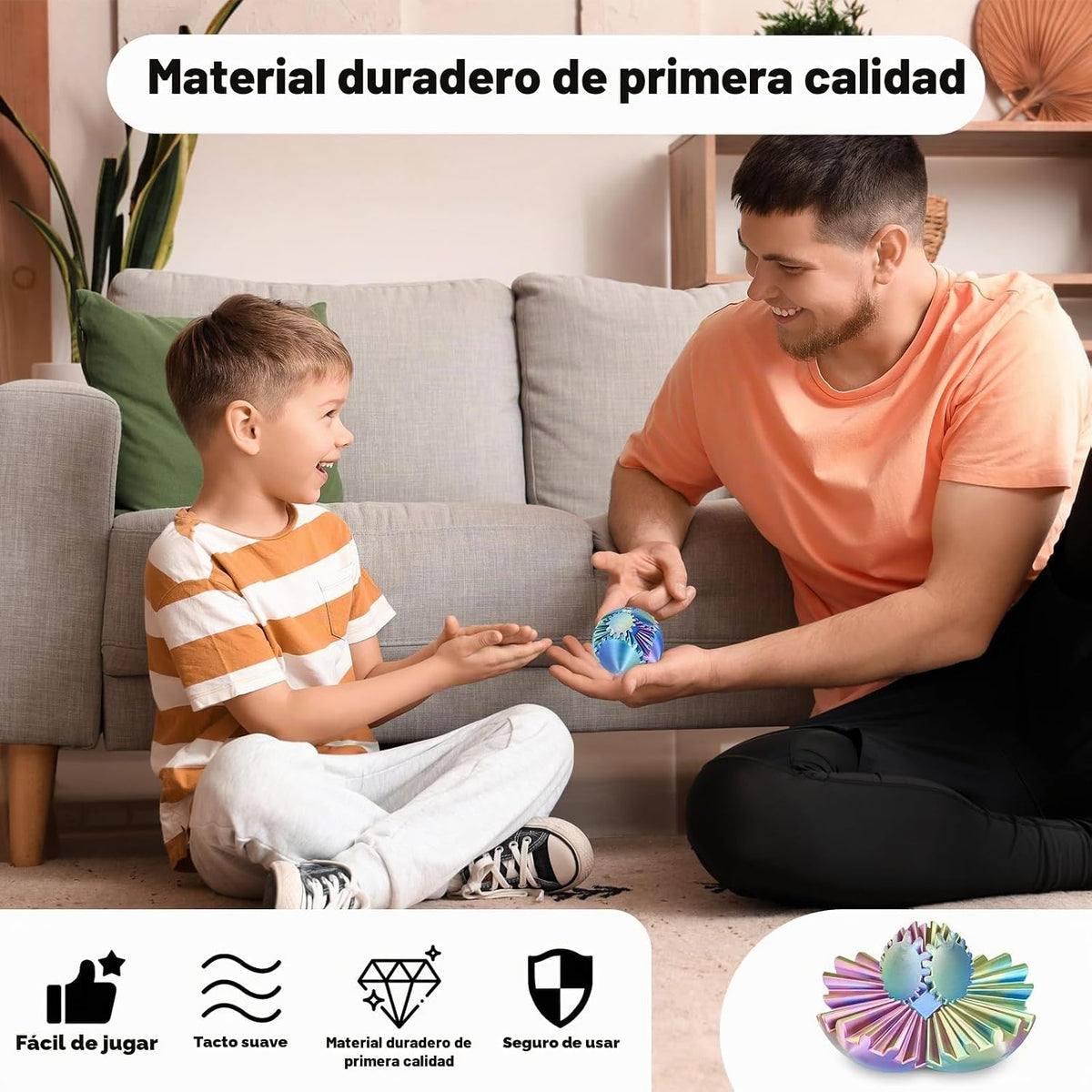 Cubo Juguete Fidget Bola de Engranajes Impreso en 3D, Juguetes Fidg...