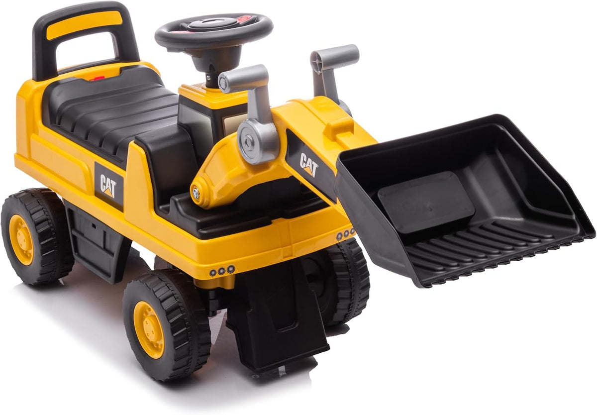 Best Ride On Cars CAT - Coche de empuje con cargador frontal, jugue...