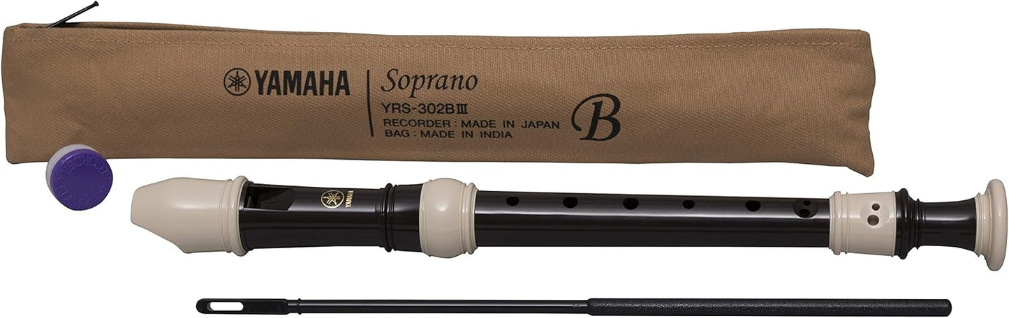 Yamaha YRS-302B. Grabadora de soprano, barroco, 3 piezas