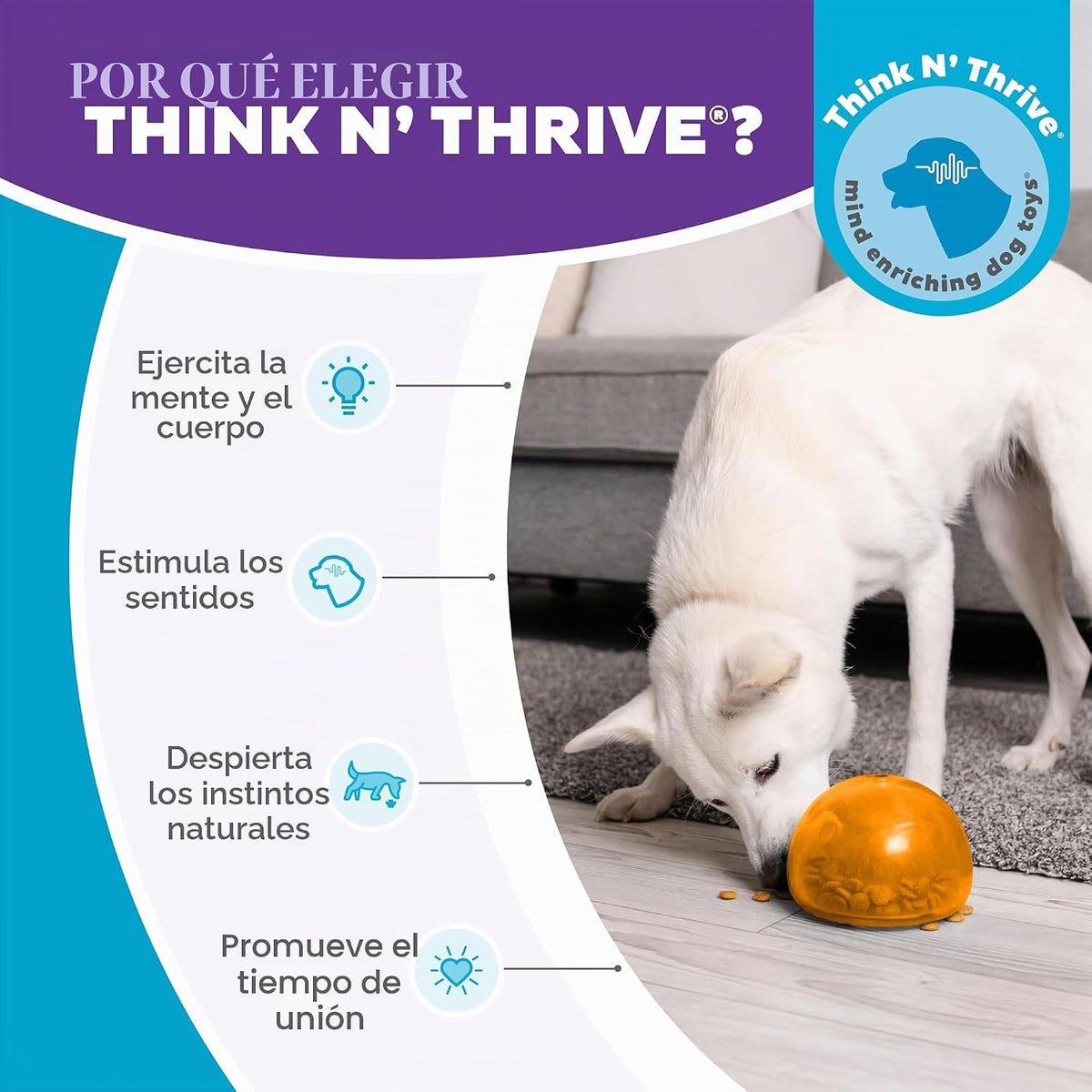 Outward Hound Juguete interactivo para dispensar golosinas para per...