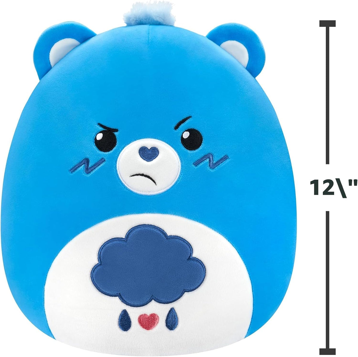 Squishmallows Original Care Bears - Oso Gruñón de 12 pulgadas, pelu...