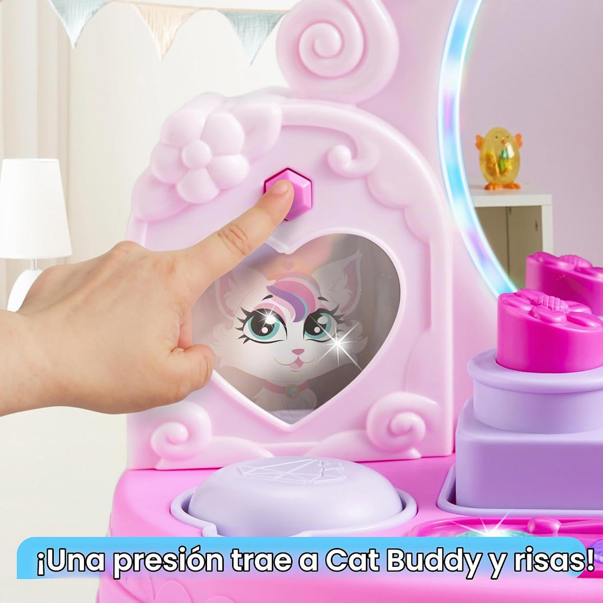lalalark Espejo de Tocador para Niños Pequeños y Bebés, Juego de To...