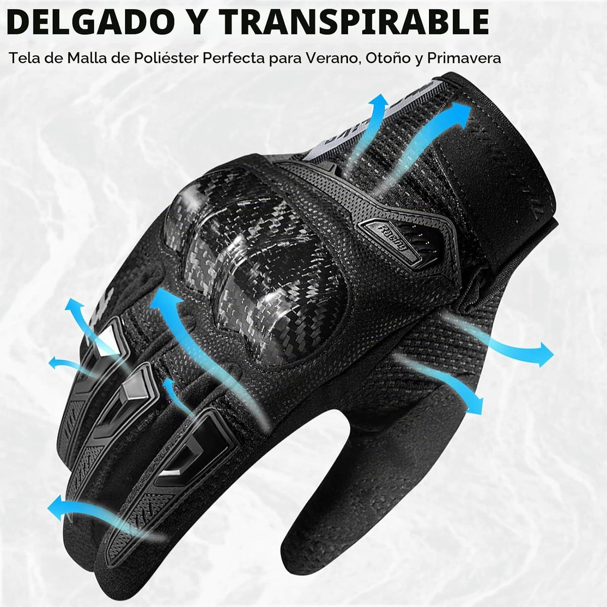 MADBIKE - Guantes de motocicleta con pantalla táctil para motocross...