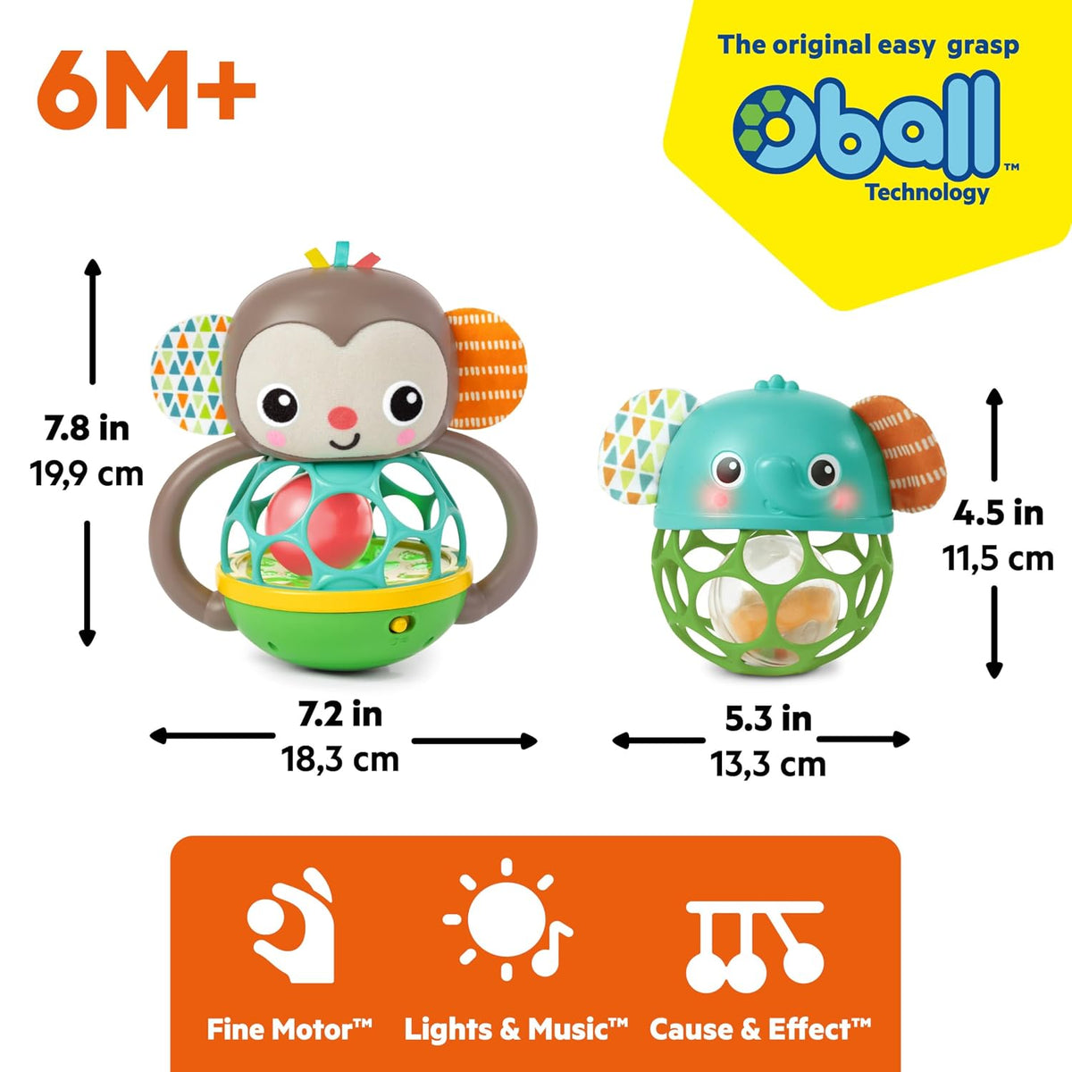 Bright Starts Giggle &amp; Rattle Gift Set - Juguetes musicales y s...