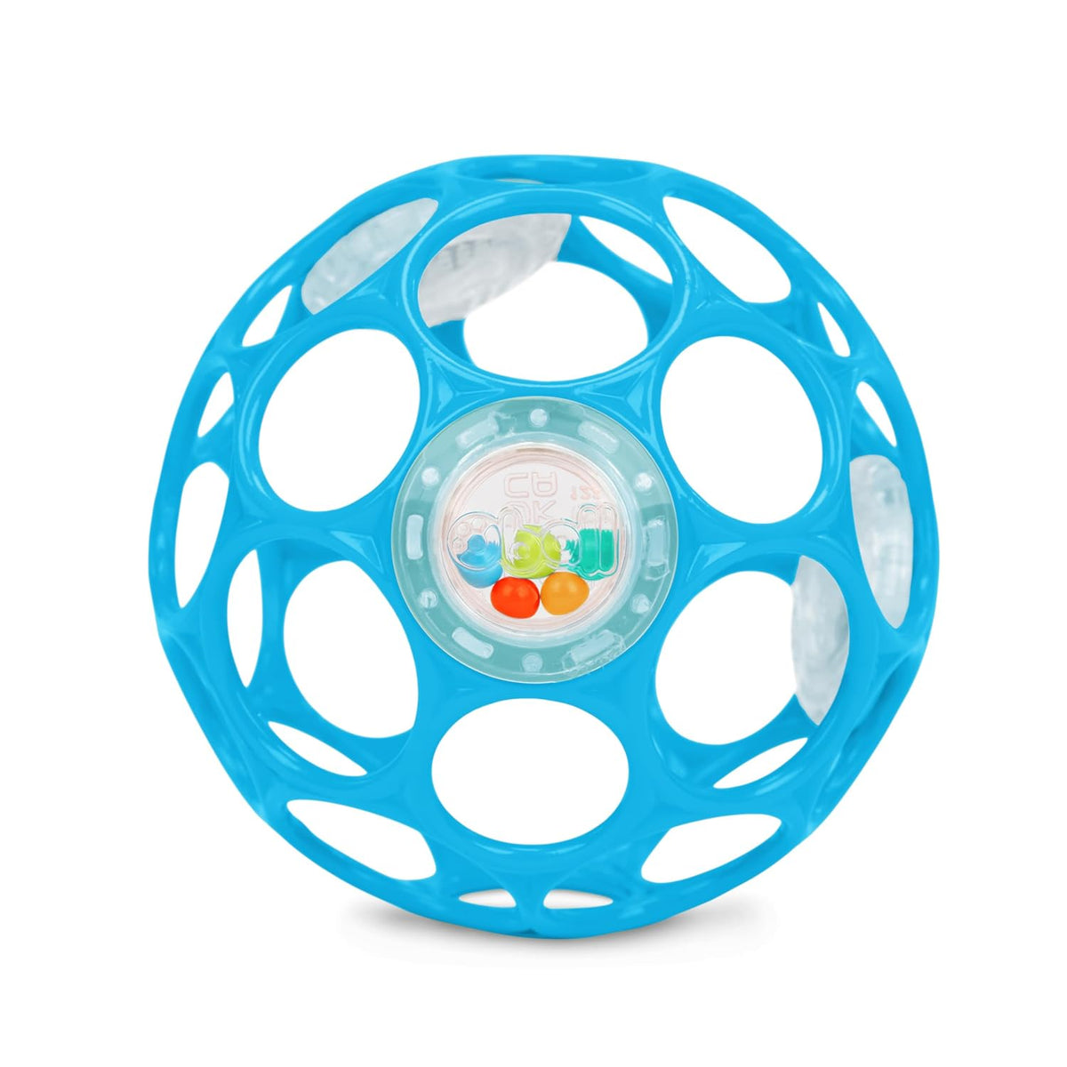Bright Starts Oball Sonajero de fácil agarre sin BPA para bebé en a...