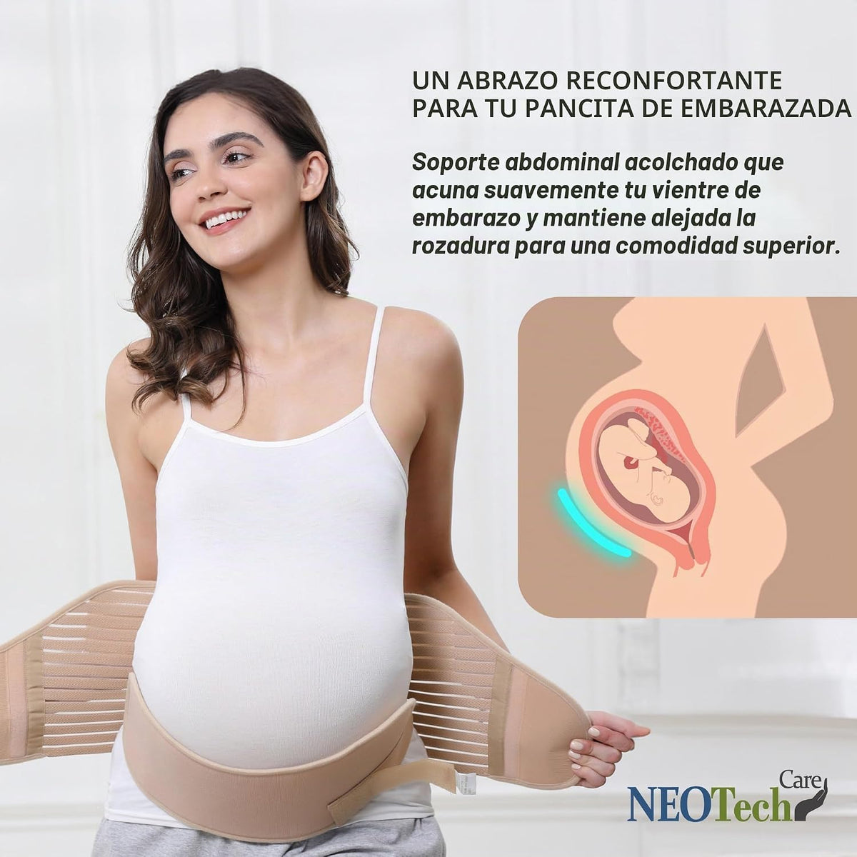 Cinturón de maternidad, marca NEOtech Care (TM), soporte para embar...