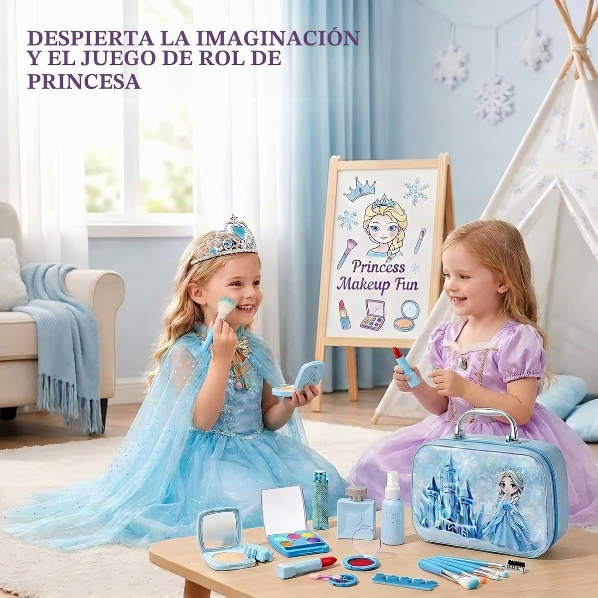 Maquillaje de simulación para niños pequeños de 3 a 5: 100% no tóxi...