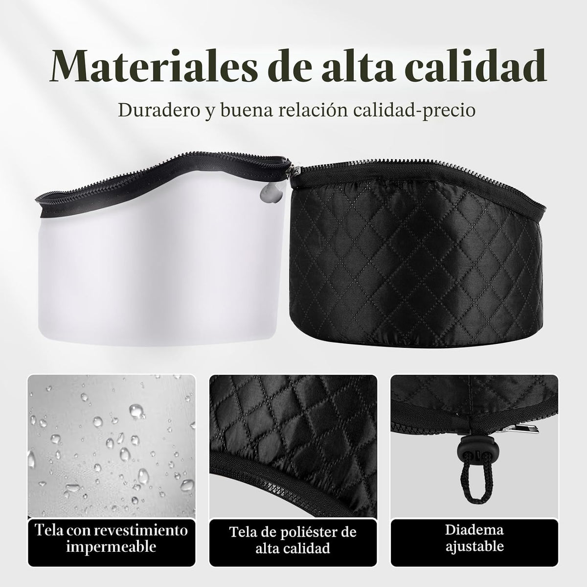 Gorra térmica para acondicionamiento profundo: 10 niveles, se calie...