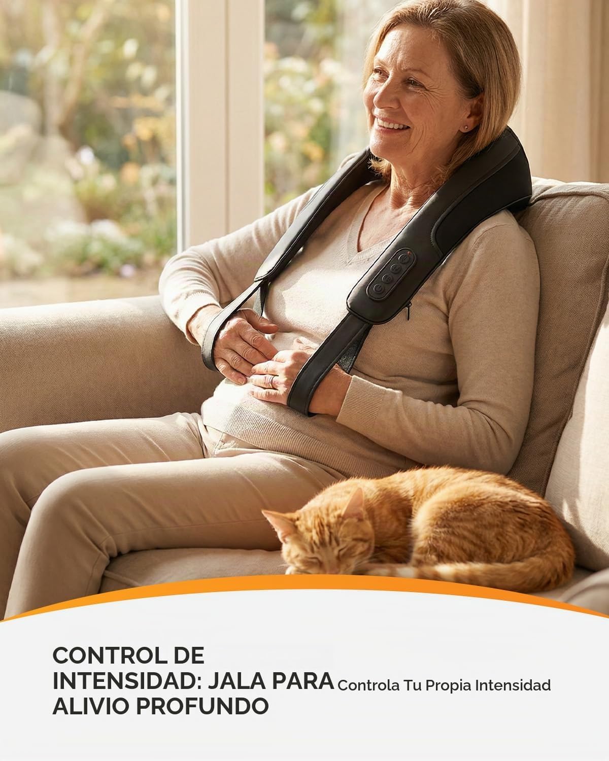 CooCoCo Masajeador de cuello inalámbrico elegible por la FSA, masaj...