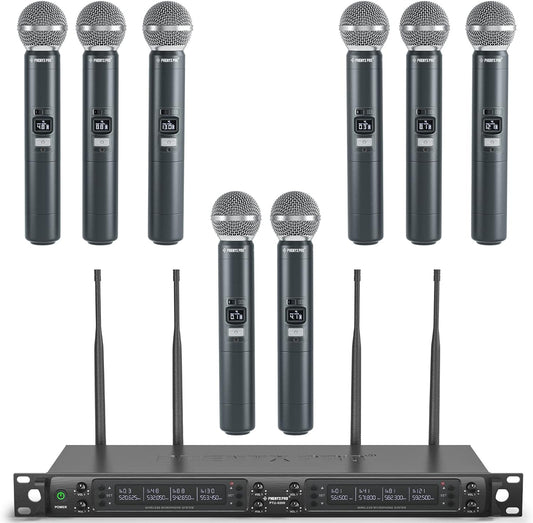Phenyx Pro Sistema de micrófono inalámbrico de escaneo automático U...