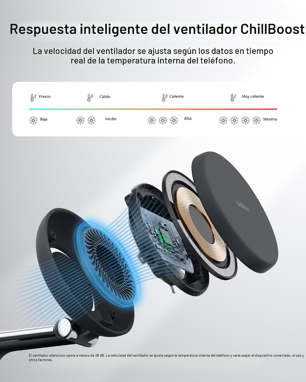 Belkin Cargador MagSafe compatible, estación de carga 3 en 1, Qi2.2...
