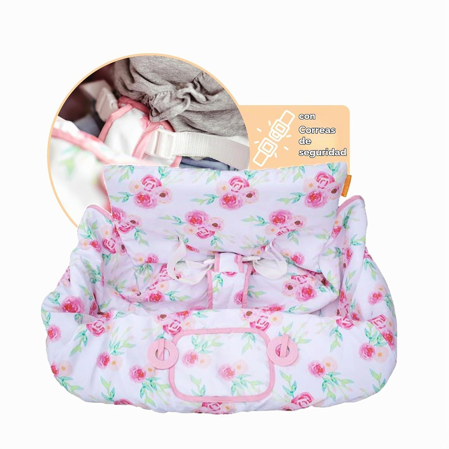 Binxy Baby 2-en-1 Funda cómoda para silla alta y carrito de compras...