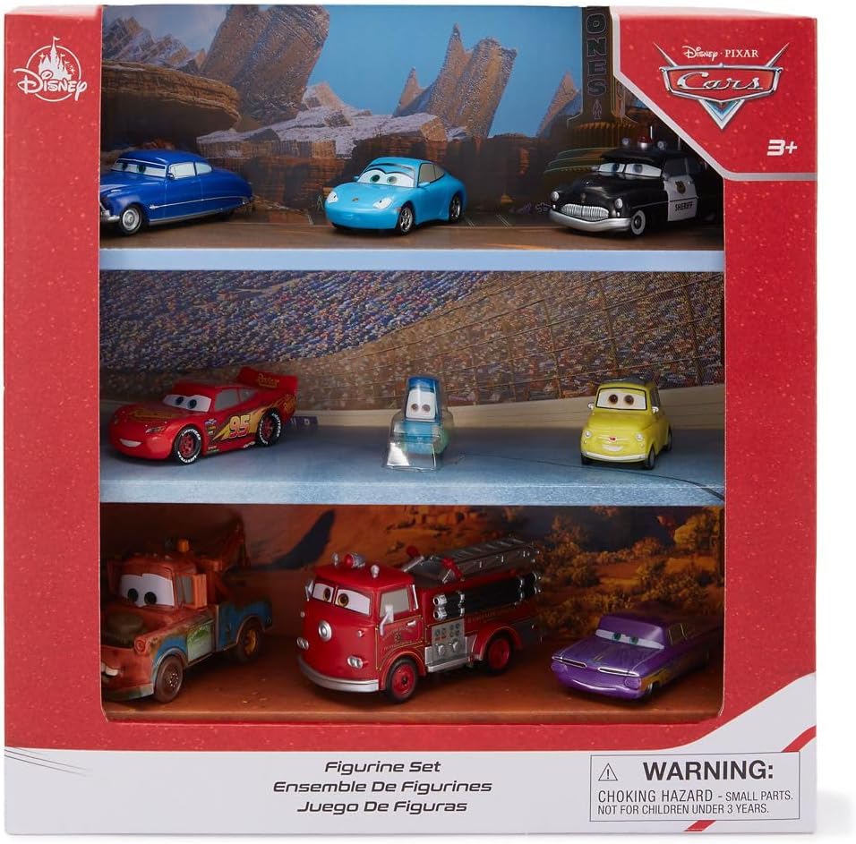 Disney Store Juego de figuras oficiales de Cars \u2013 9 figuras de...
