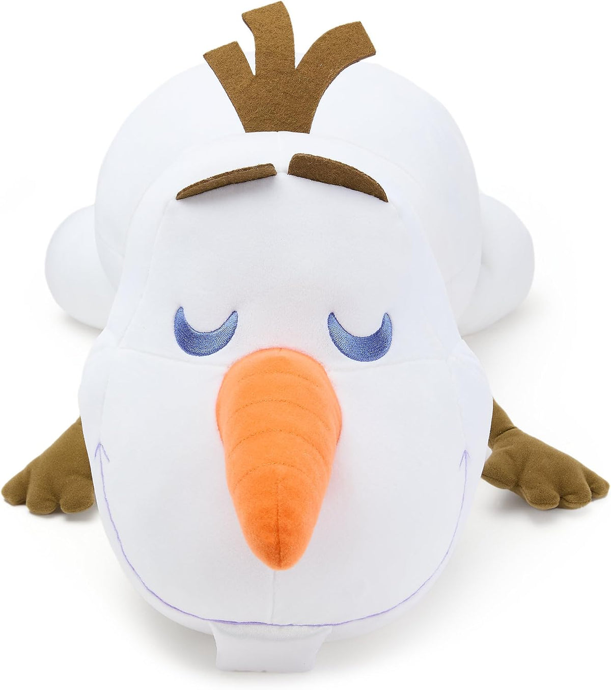 DISNEY STORE Peluche oficial de Olaf Cuddleez, juguete súper suave...