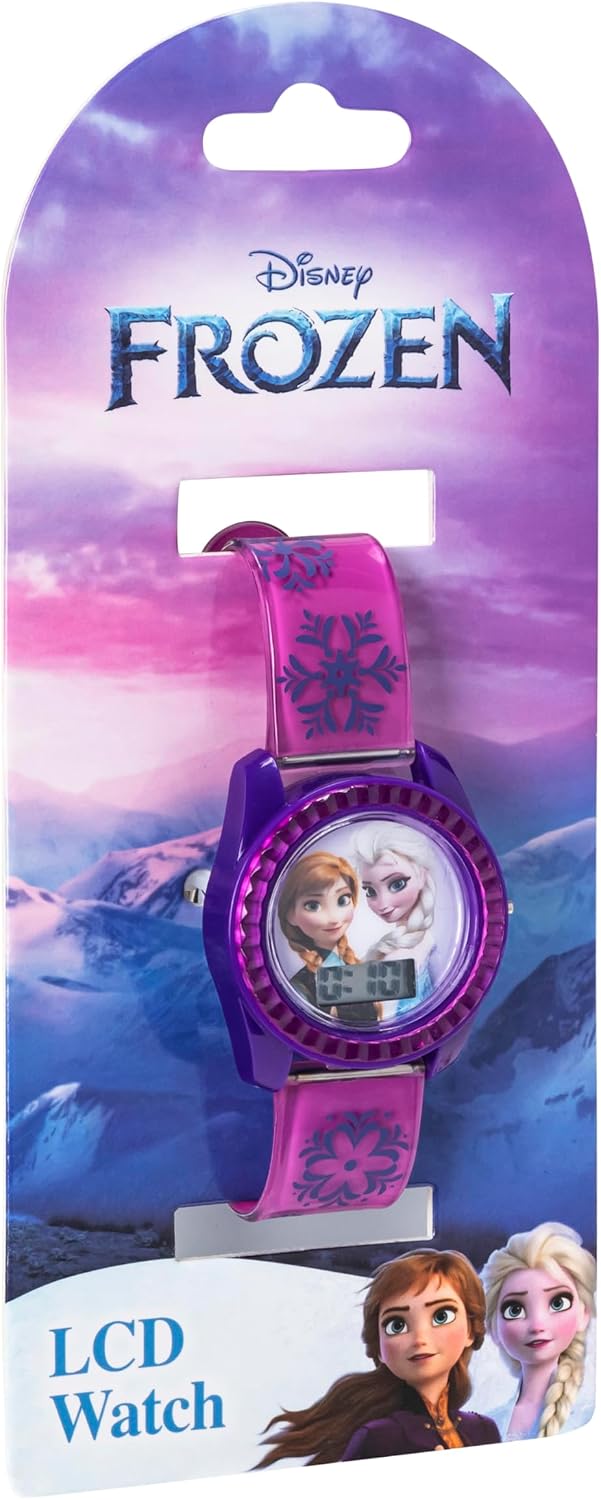 Accutime - Reloj de pulsera de cuarzo digital de Frozen, con pantal...
