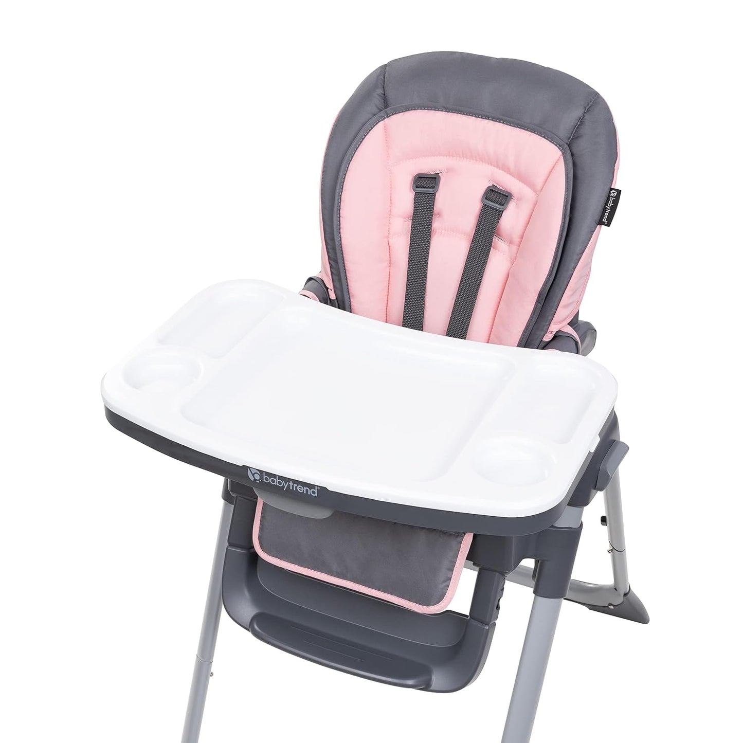 Baby Trend Sit Right 2.0 - Silla alta 3 en 1, color rosa acogedor
